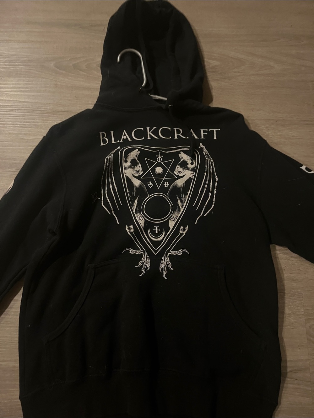 Black Graphic Hoodie -